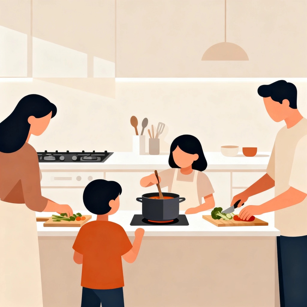 Wspólne gotowanie dla rodzinnej harmonii